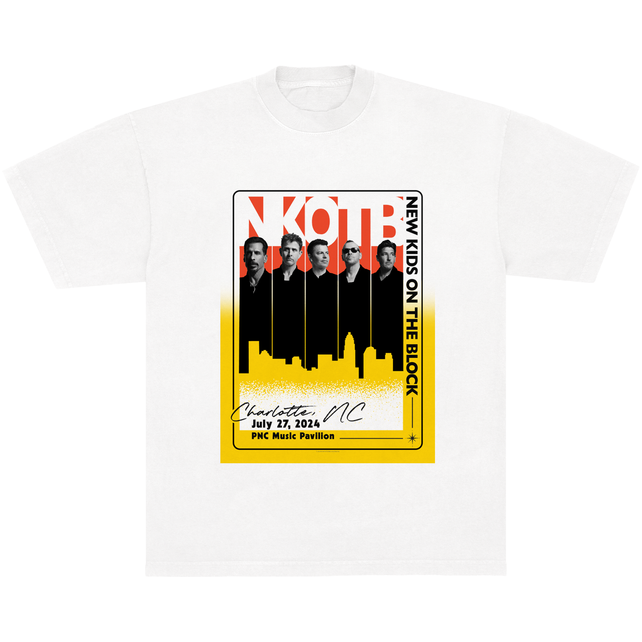 New Kids on the Block Charlotte Event Tee - Main Image