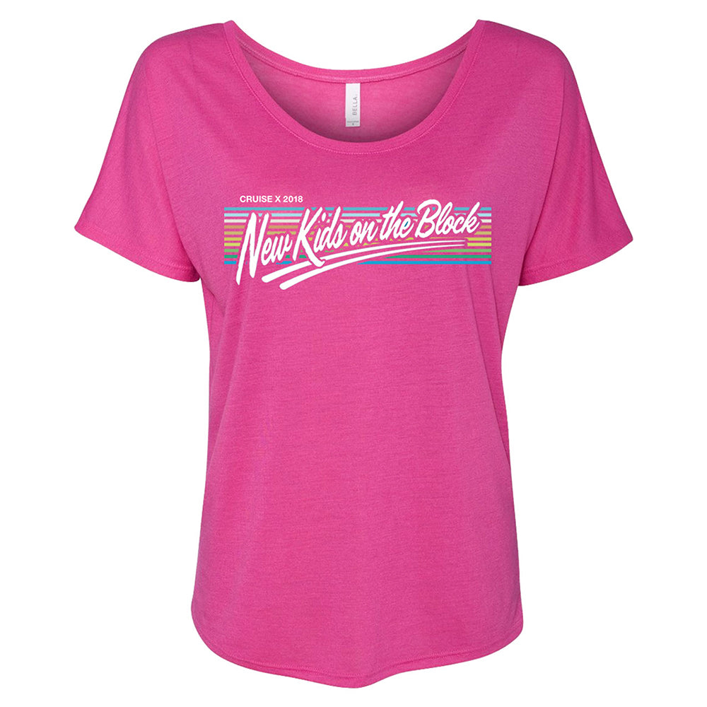 Cruise X 2018 Slouchy Tee-New Kids on the Block
