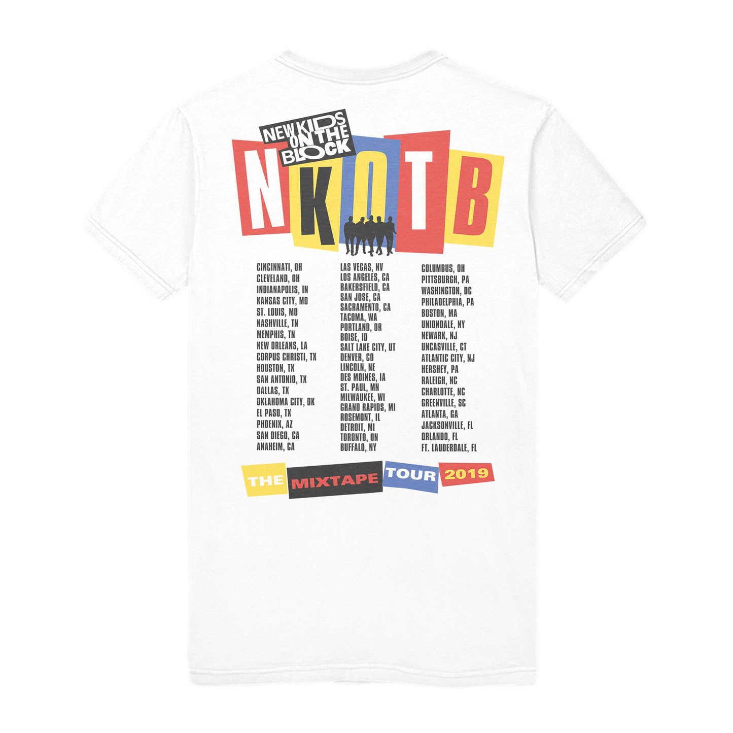 NKOTB The Mixtape Block Party Photo Tee-New Kids on the Block