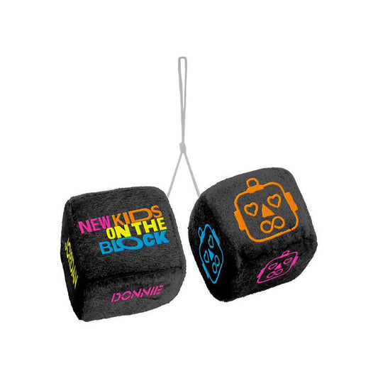 New Kids on the Block Fuzzy Car Dice