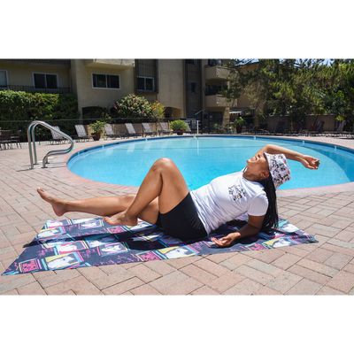 #BHBC Oversized Black Towel