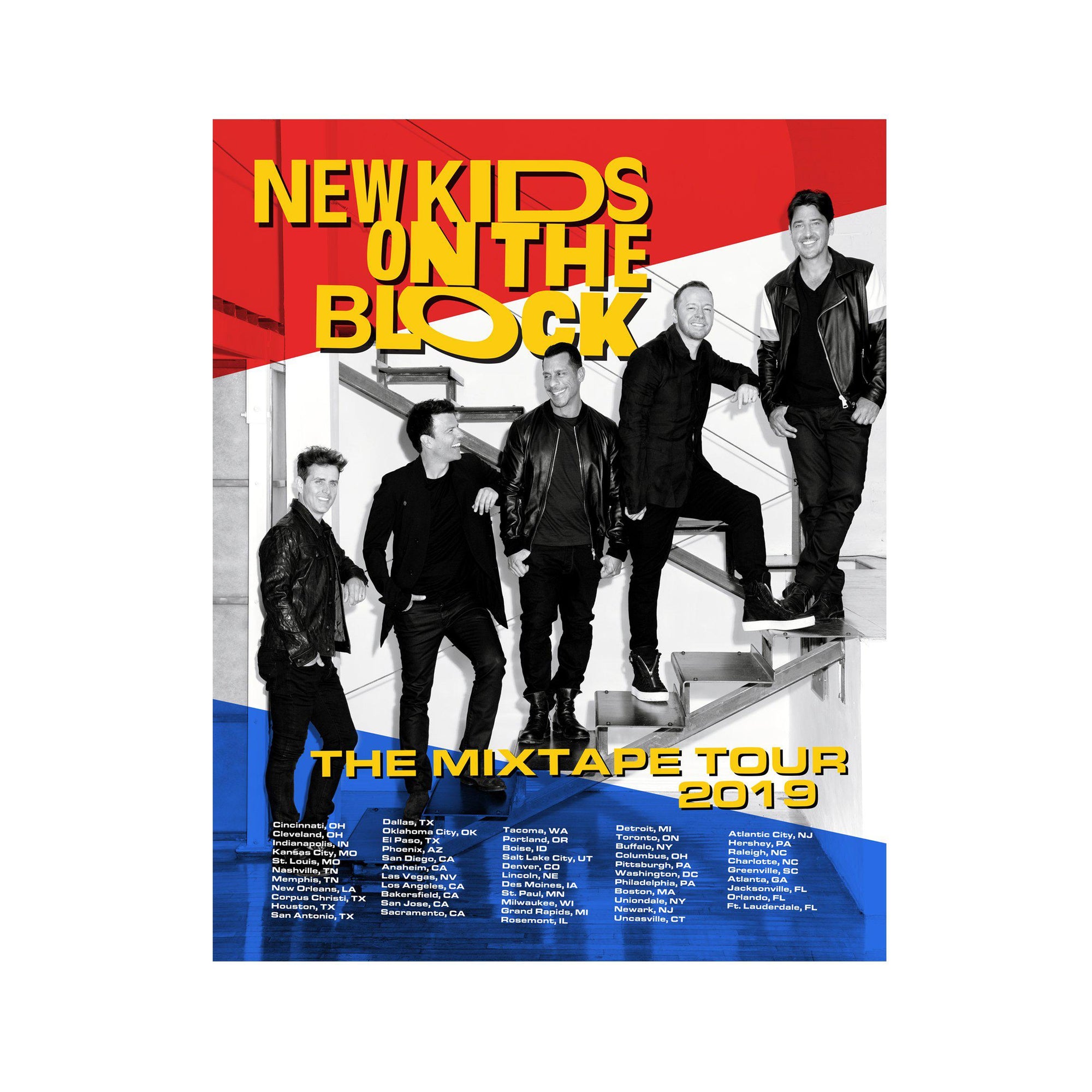 New Kids on the Block - The Mixtape tour poster