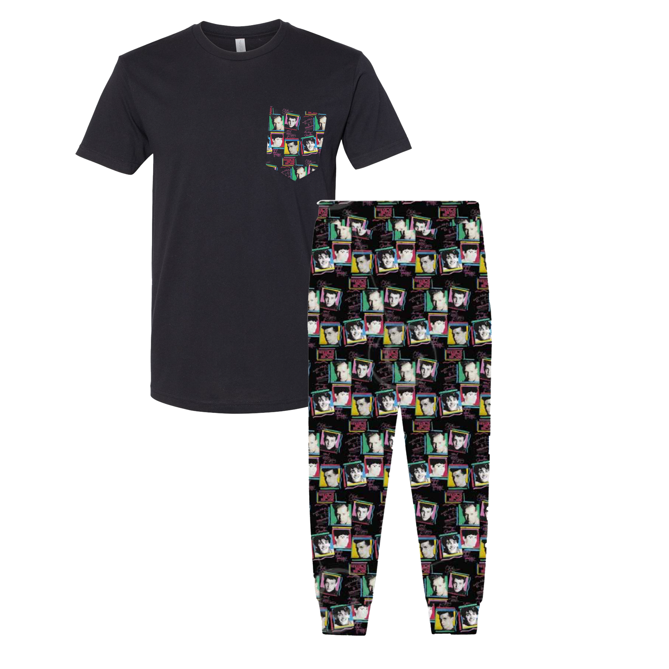 #BHBC Joggers and Black Pocket Tee